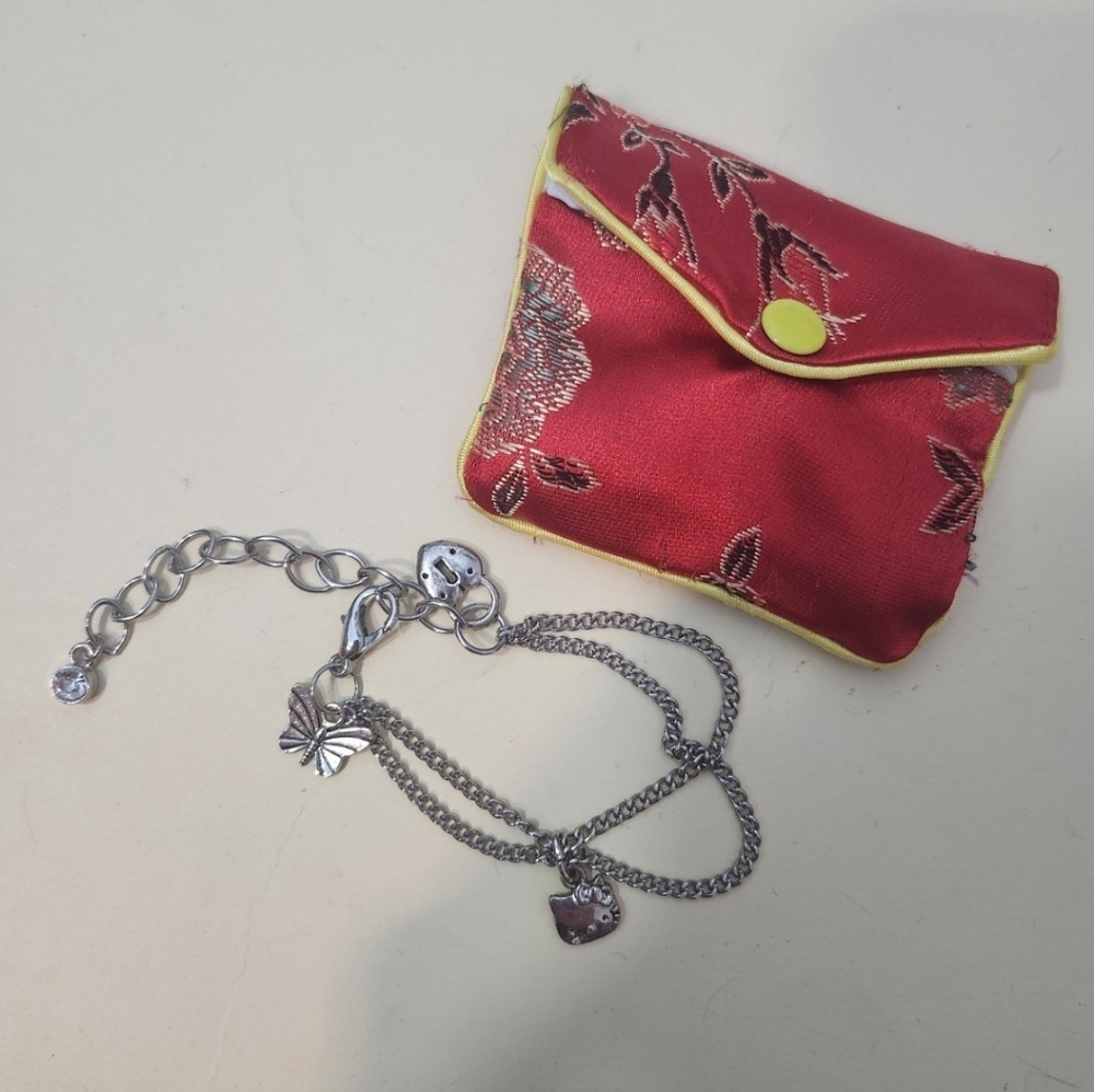Vintage Sanrio Hello Kitty Charm Bracelet